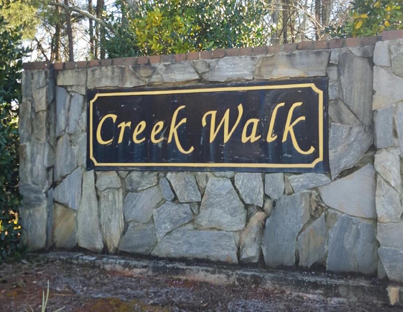 creekwalk subdivision anderson sc